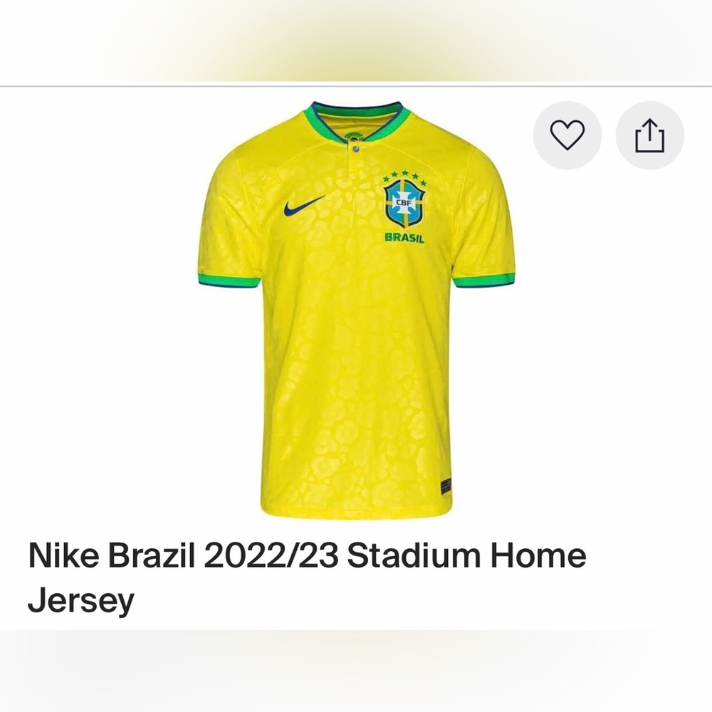 Nike Brazil 2022/23 Stadium Home Jersey